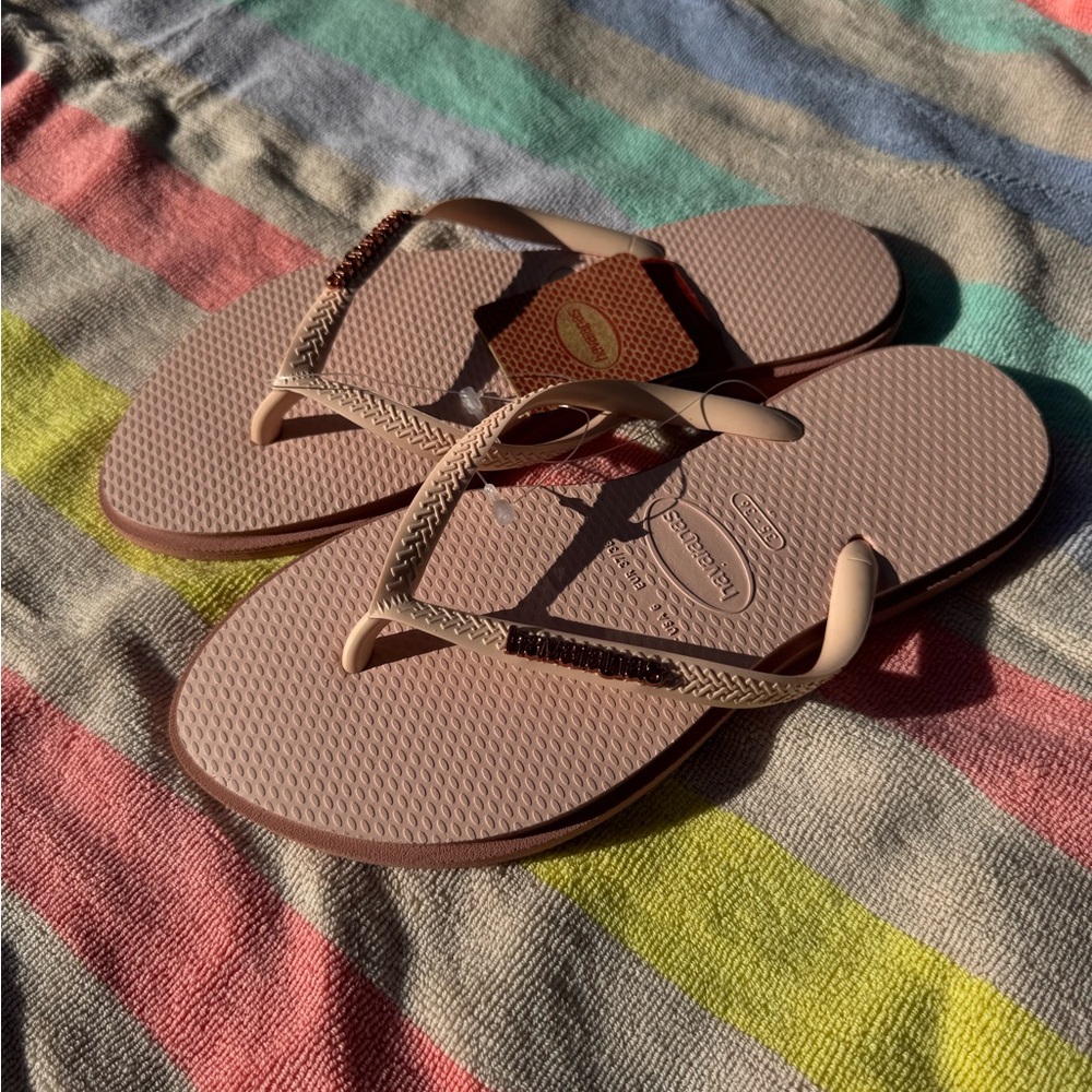 Havaianas Blush Pink Flip Flops